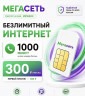 Сим-карта Мегасеть «Супер тариф 300»