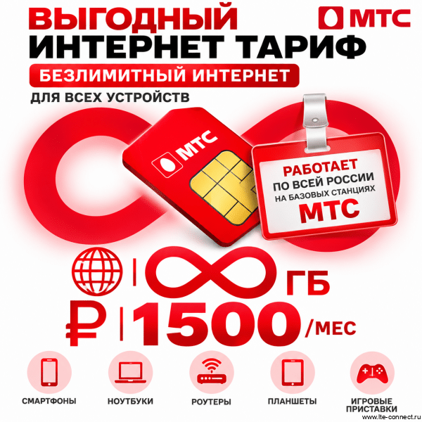 Тариф М-сеть БИ за 1500 руб./мес.